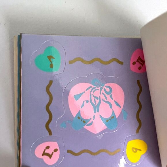 NEW Rare & Complete Vintage Sanrio Petite Plie Ballet Mini Sticker Book 1990 - Picture 5 of 6